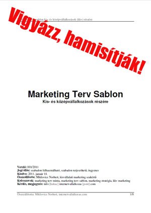 Itt látható: marketing terv sablon , marketing terv minta , marketing stratégia